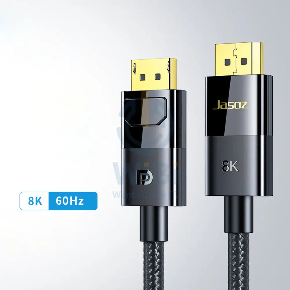 Jasoz A129 Display Port Cable - 8K / 2 Meter / Black Accessories > Cables & Converters > DisplayPort Cables