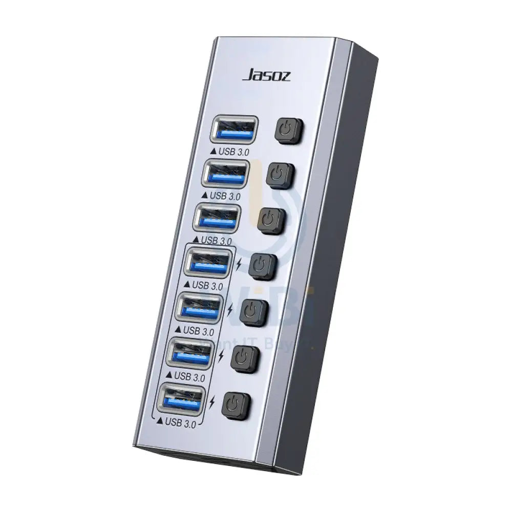 Jasoz F118 7-Port USB 3.0 Hub - Space Gray Accessories > USB Hub