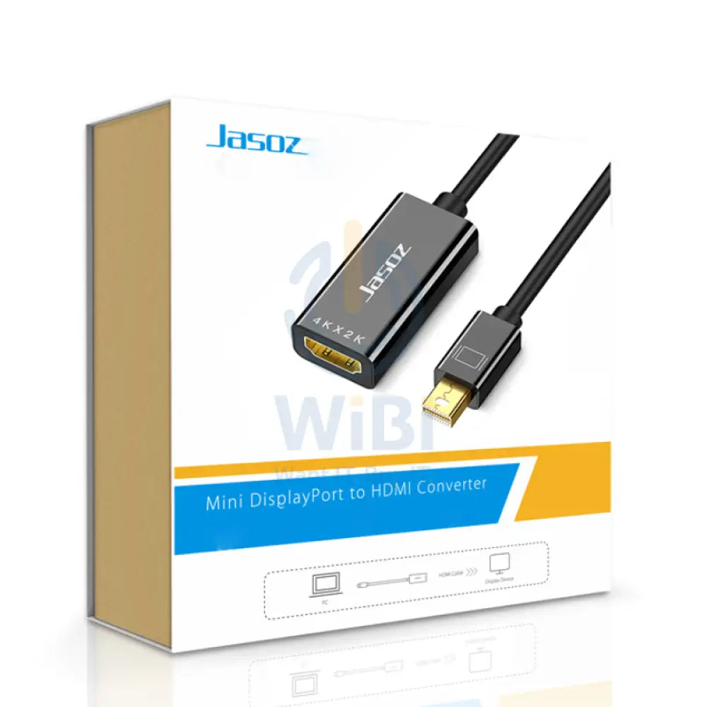 Jasoz G107 Mini Display Port to HDMI Converter - Black Accessories > Cables & Converters > Cables
