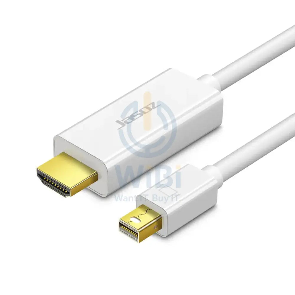 Jasoz G108 Mini Display Port to HDMI Cable - 1.8 Meter / White Accessories > Cables & Converters > DisplayPort Cables
