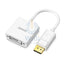 Jasoz G112 Display Port To DVI Converter - White Accessories > Cables & Converters > Cables
