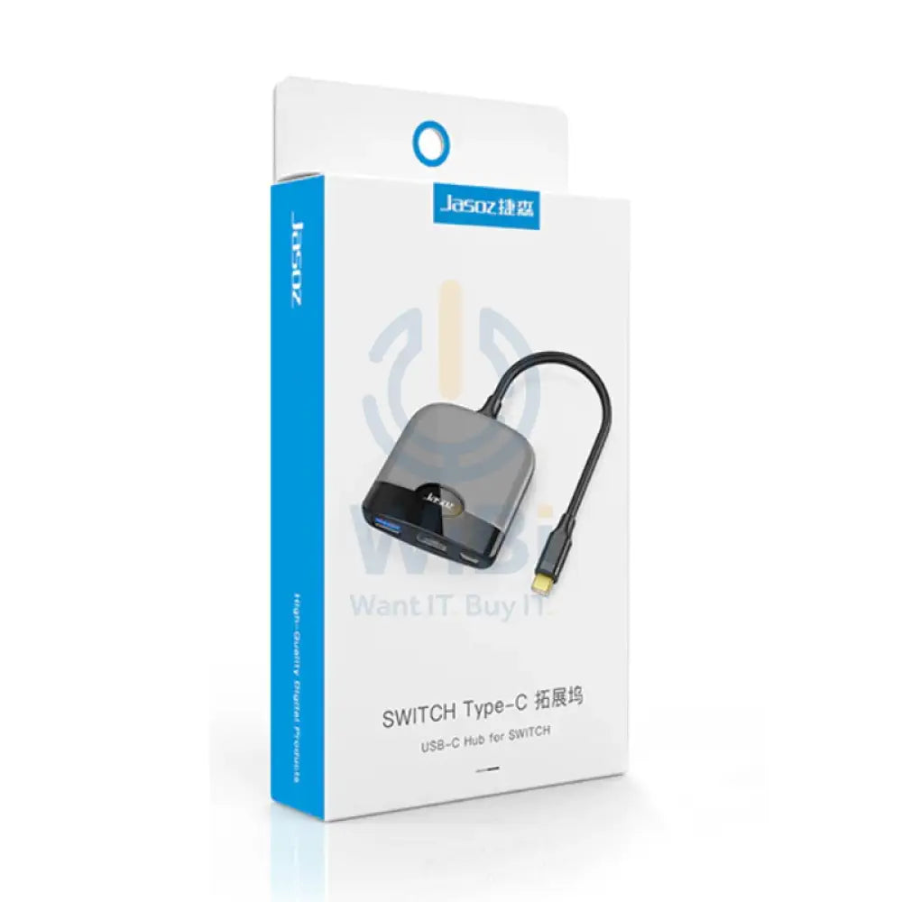 Jasoz H106 Type-C 3-in-1 Converter - Black Accessories > Cables & Converters > Converters