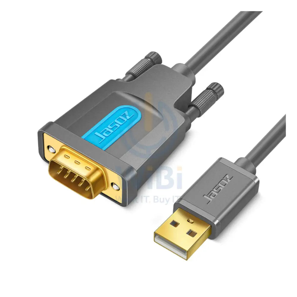 Jasoz USB to Serial 9 Pin Cable - 1.8m / Grey Accessories > Cables & Converters > Cables