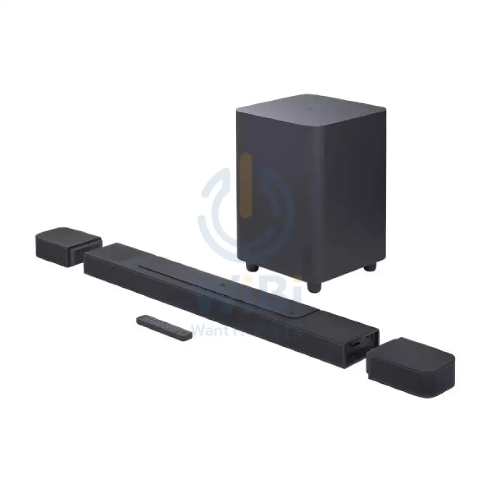 JBL Bar 1000 7.1.4 Channel Soundbar With Wireless Subwoofer - 880W / Wireless / Black Accessories > Audio > Speakers