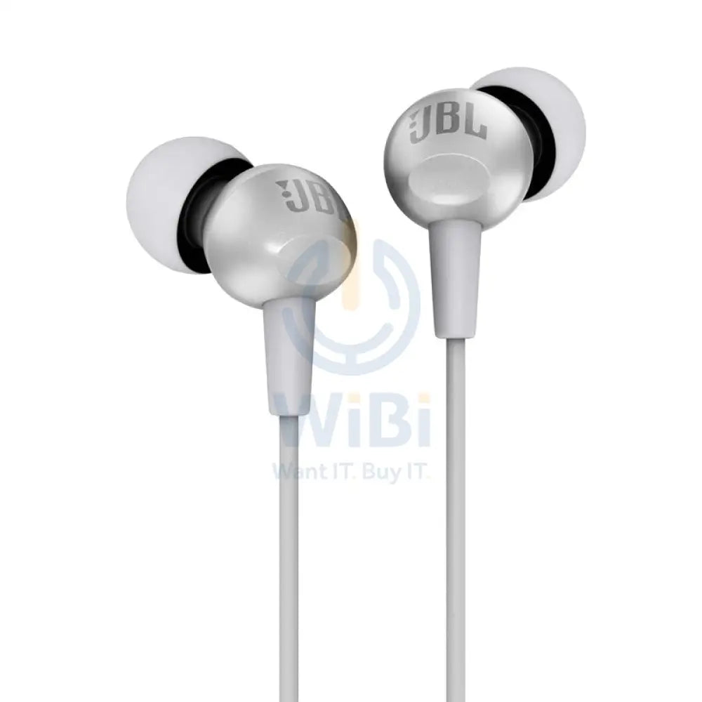 JBL C200 In-ear earphones - Silver Accessories > Audio > Headphones