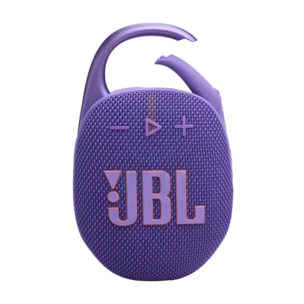 JBL Clip 5 Black Bluetooth Portable Speaker - Stereo / Wireless / Bluetooth - Purple Accessories > Audio > Speakers