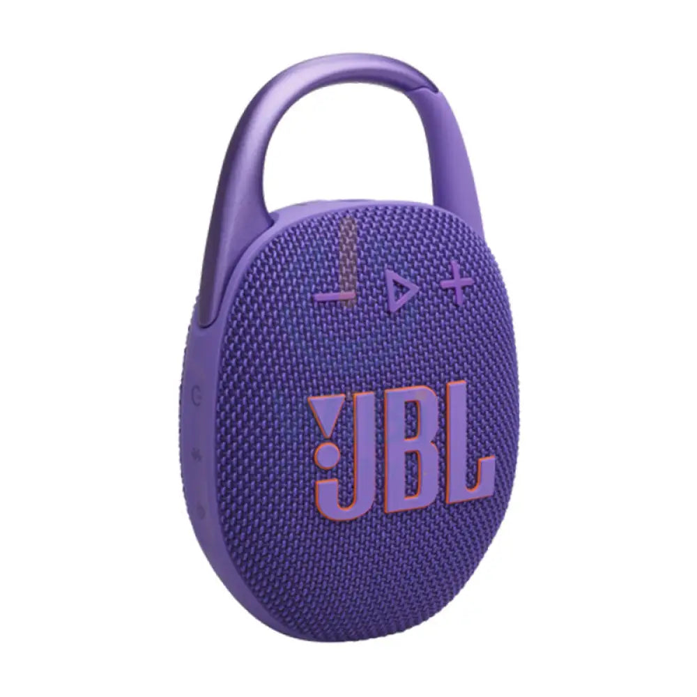 JBL Clip 5 Black Bluetooth Portable Speaker - Stereo / Wireless / Bluetooth - Purple Accessories > Audio > Speakers