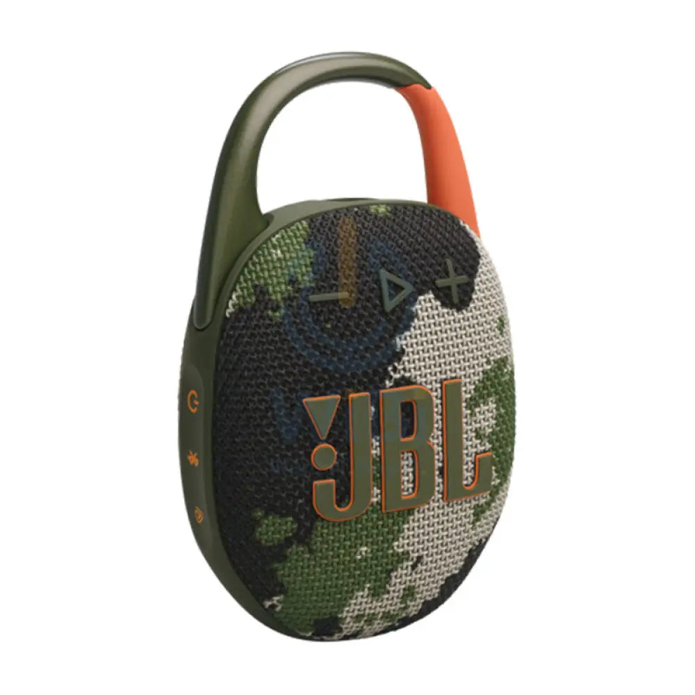 JBL Clip 5 Black Bluetooth Portable Speaker - Stereo / Wireless / Bluetooth - Squad Accessories > Audio > Speakers
