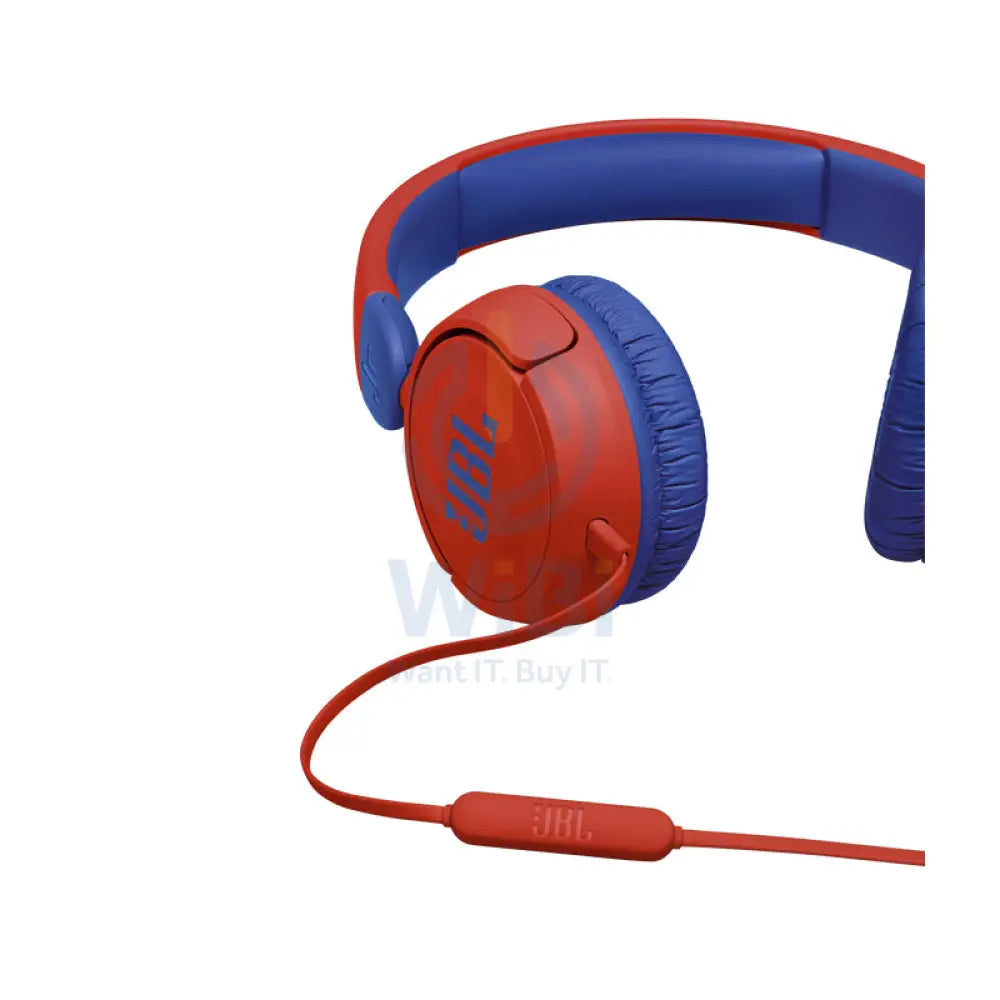 JBL JR310 Wired Kids Headphones - Over-ear / Wired / Red Accessories > Audio > Headphones