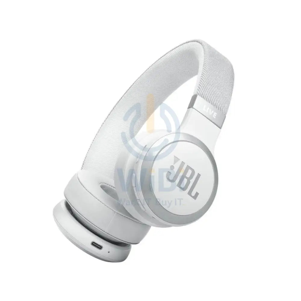 JBL Live 670NC Wireless Noise Cancelling Headphone - Over-ear / Wireless / White Accessories > Audio > Headphones