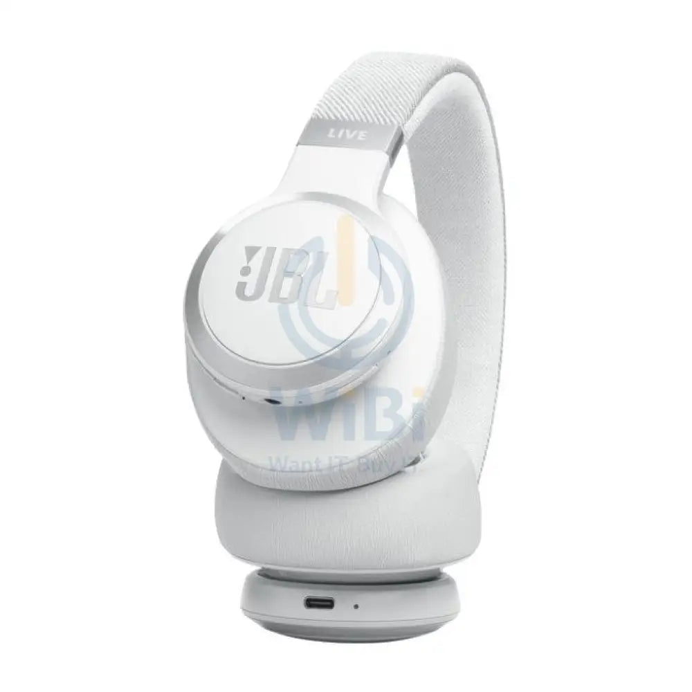JBL Live 770NC Wireless Noise Cancelling Headphone - Over-ear / Wireless / White Accessories > Audio > Headphones
