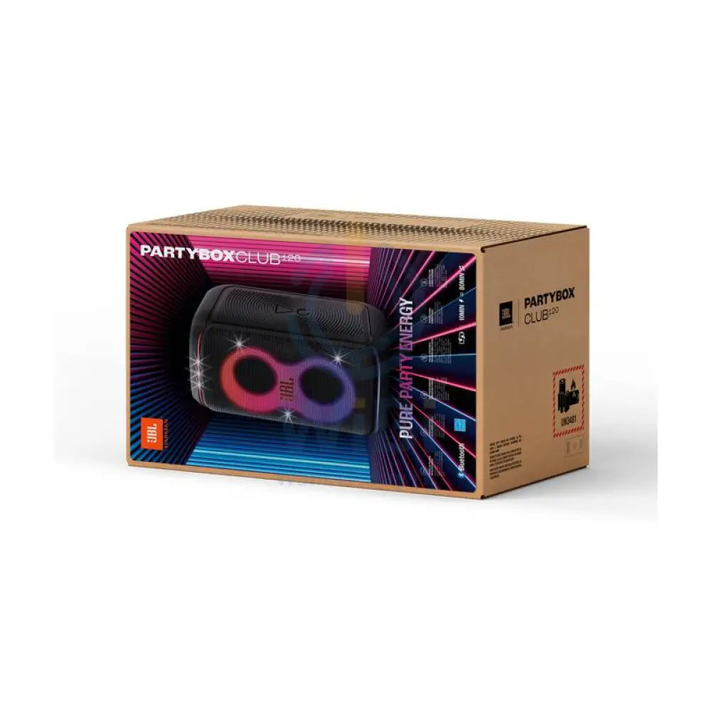 JBL PartyBox Club 120 Portable Party Speaker - 160W / Bluetooth / Black Accessories > Audio > Speakers