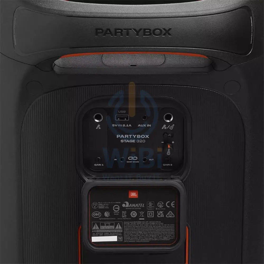 JBL Partybox Stage 320 Portable Bluetooth Party Speaker - Bluetooth / USB / AUX - Black Accessories > Audio > Speakers