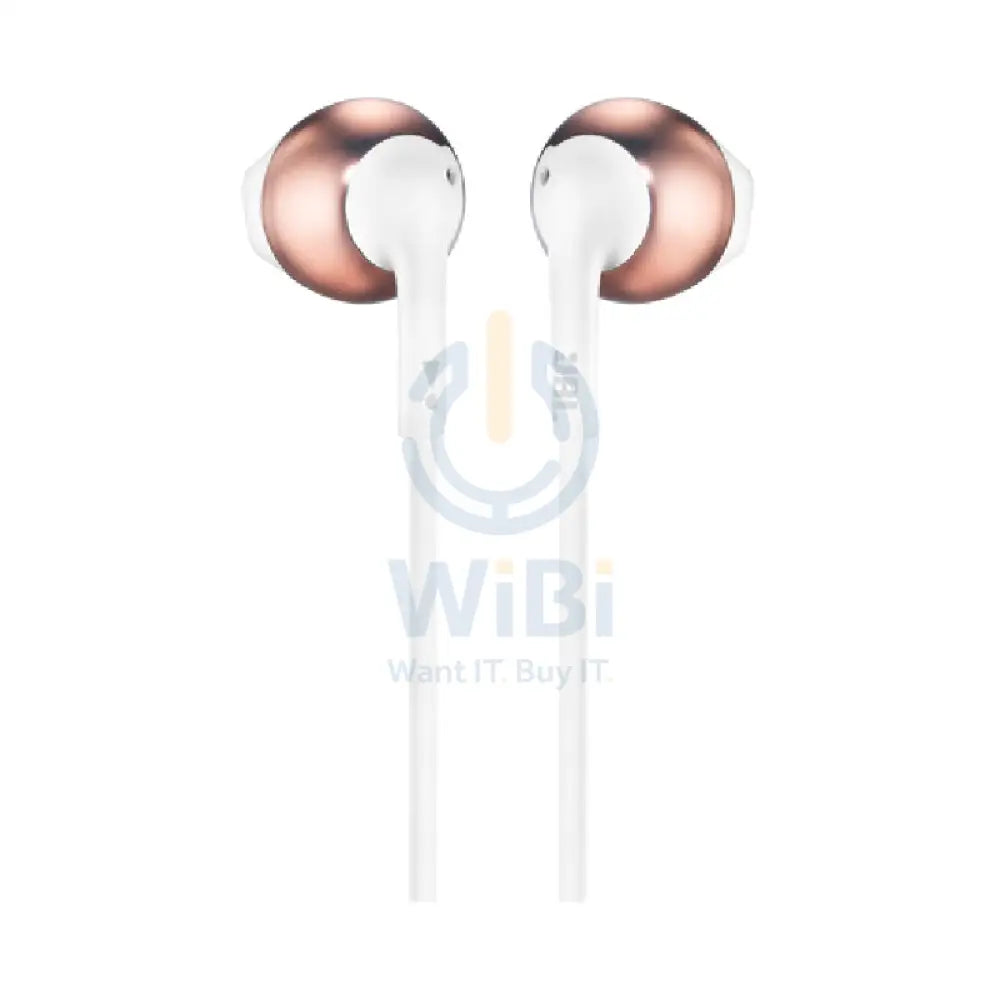 JBL Tune 205 Earphones - In-Ear / Wired / Rose Gold Accessories > Audio > Headphones