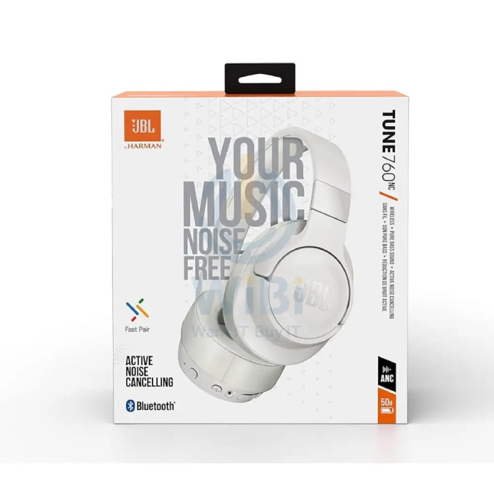 JBL Tune 760NC Wireless Headphone - ANC / 5.0 / White Accessories > Audio > Headphones