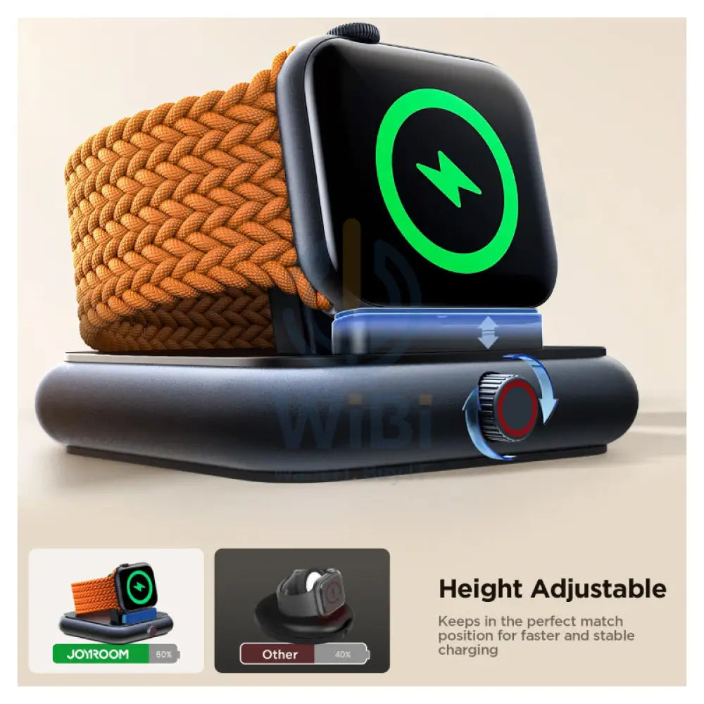 JOYROOM JR WQW03 Wireless Watch Charger for iPhone Watch Series 5W / 1 Meter / Black Accessories > Smart Watches >