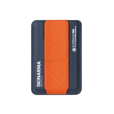 SKINARMA Kado Mag-Charge Card Holder with Grip Stand - Orange/Blue Accessories > Mobiles & Tablets > Mobiles > Mobile