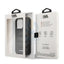Karl Lagerfeld iPhone 14 Pro Max - Black Quilted Nylon Puffy Case With Metal Logo Plate Accessories > Mobiles & Tablets