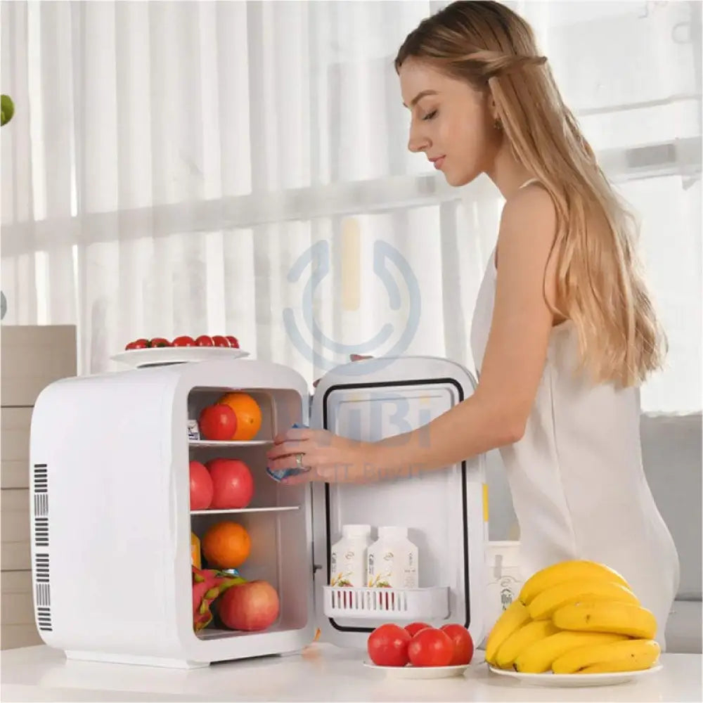KEMIN Digital Display Portable Mini Refrigerator - 22L / 25W / White/Yellow Accessories > Smart Devices