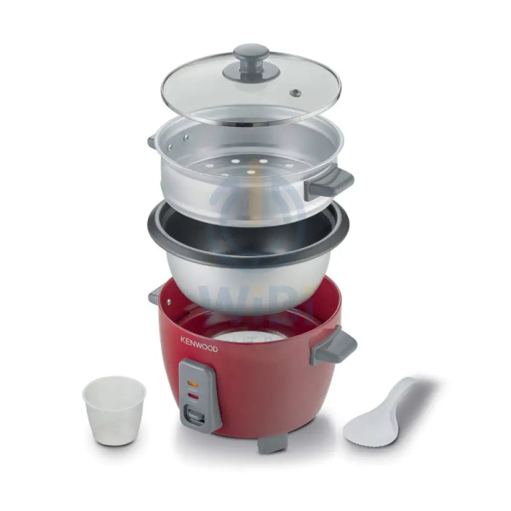 Kenwood RCM30RD Rice Cooker with Steamer - 0.6L / Red Accessories > Smart Devices