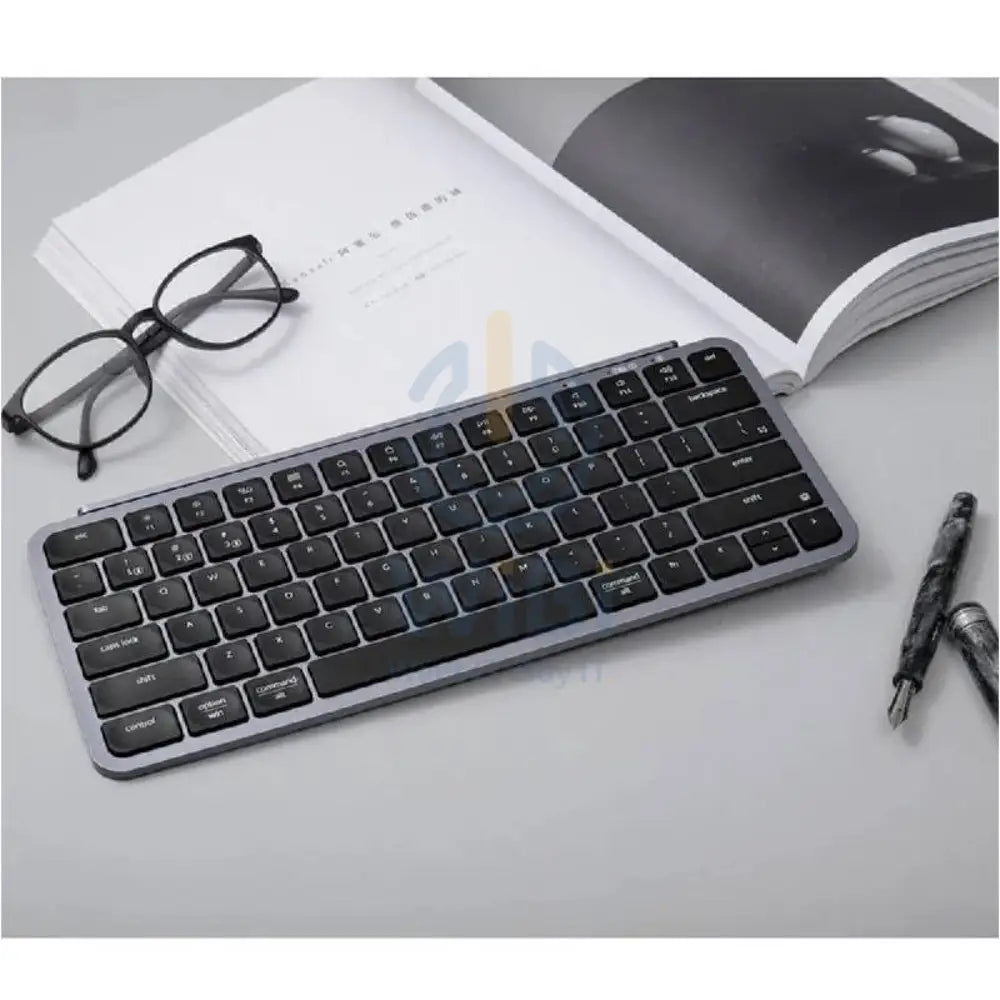 KeyChron B1 Pro Ulra-Slim 75% ZMK Custom Keyboard - Wireless / English/Arabic / Space Grey Accessories > Keyboard &