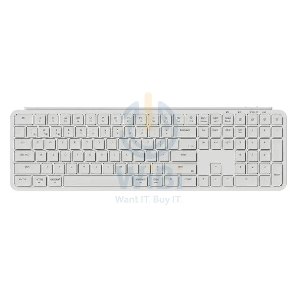 KeyChron B6 Pro Ulra-Slim Keyboard - Wireless / English/Arabic / White Accessories > Keyboard & Mouse