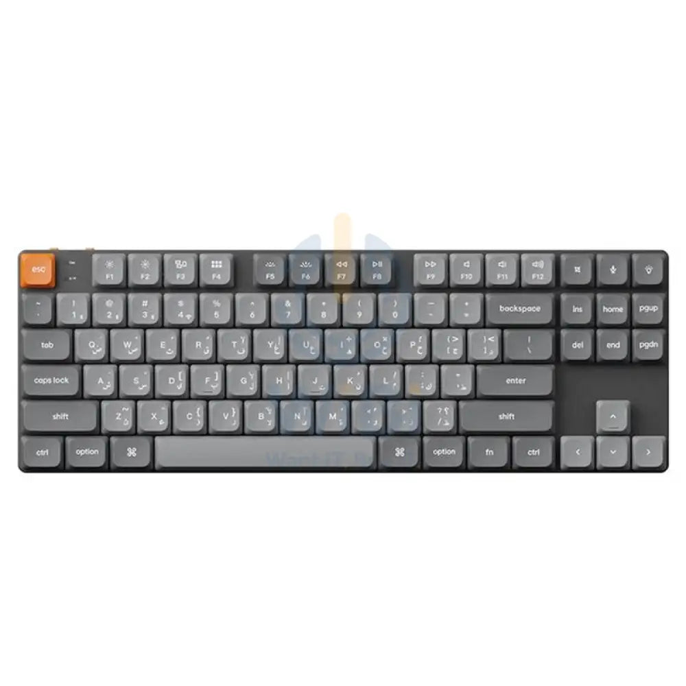 KeyChron K1 Max TKL Swappable 80% Mechanical Gaming Keyboard - RGB / English/Arabic / Black Accessories > Keyboard &