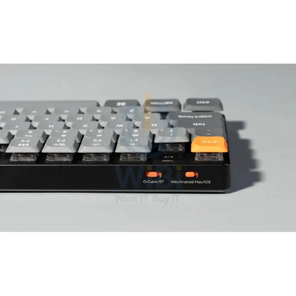 KeyChron K1 Max TKL Swappable 80% Mechanical Gaming Keyboard - RGB / English/Arabic / Black Accessories > Keyboard &