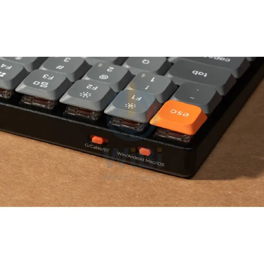 KeyChron K1 Max TKL Swappable 80% Mechanical Gaming Keyboard - RGB / English/Arabic / Black Accessories > Keyboard &