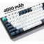 KeyChron Q6 Max Swappable 100% Mechanical Gaming Keyboard - Wireless / RGB / English/Arabic / Black Accessories >