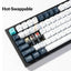 KeyChron Q6 Max Swappable 100% Mechanical Gaming Keyboard - Wireless / RGB / English/Arabic / Black Accessories >