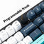 KeyChron Q6 Max Swappable 100% Mechanical Gaming Keyboard - Wireless / RGB / English/Arabic / Black Accessories >