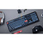 KeyChron V6 Max Swappable 100% Mechanical Gaming Keyboard - Wireless / RGB / English/Arabic / Carbon Black Accessories