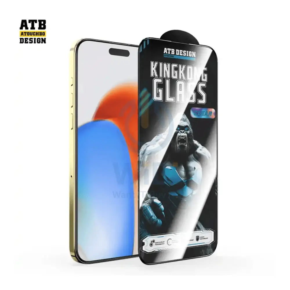 King Kong Tempered Glass Screen Protector - iPhone 15 Plus / Clear Accessories > Mobiles & Tablets > Mobiles > Screen