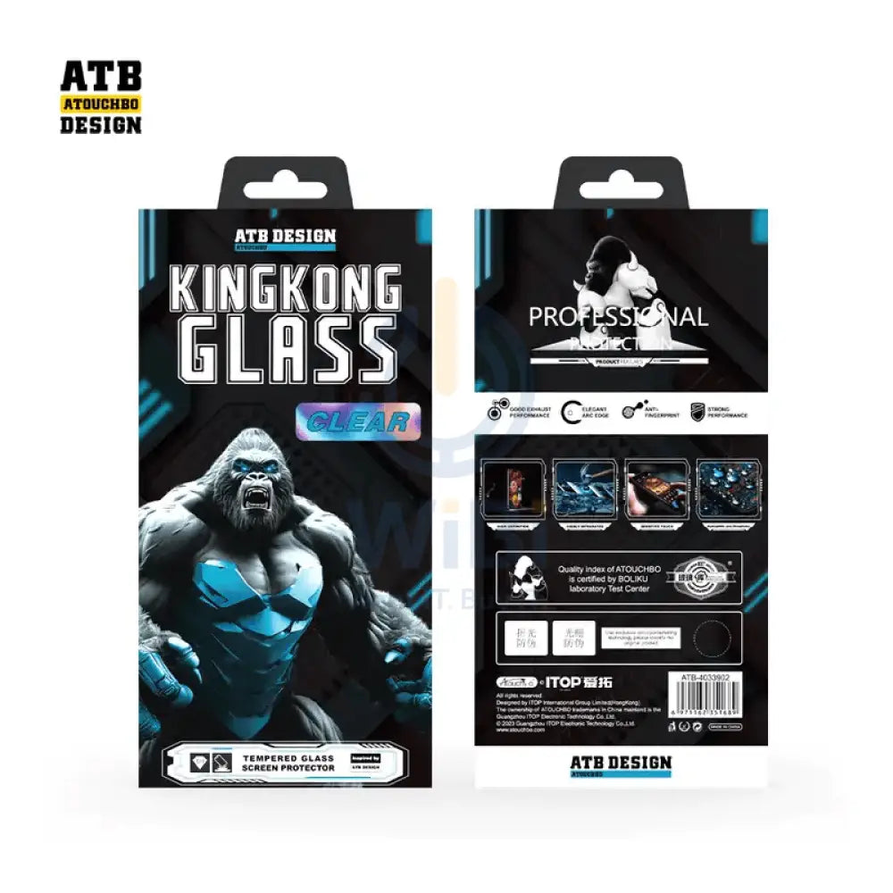 King Kong Tempered Glass Screen Protector - iPhone 15 Plus / Clear Accessories > Mobiles & Tablets > Mobiles > Screen