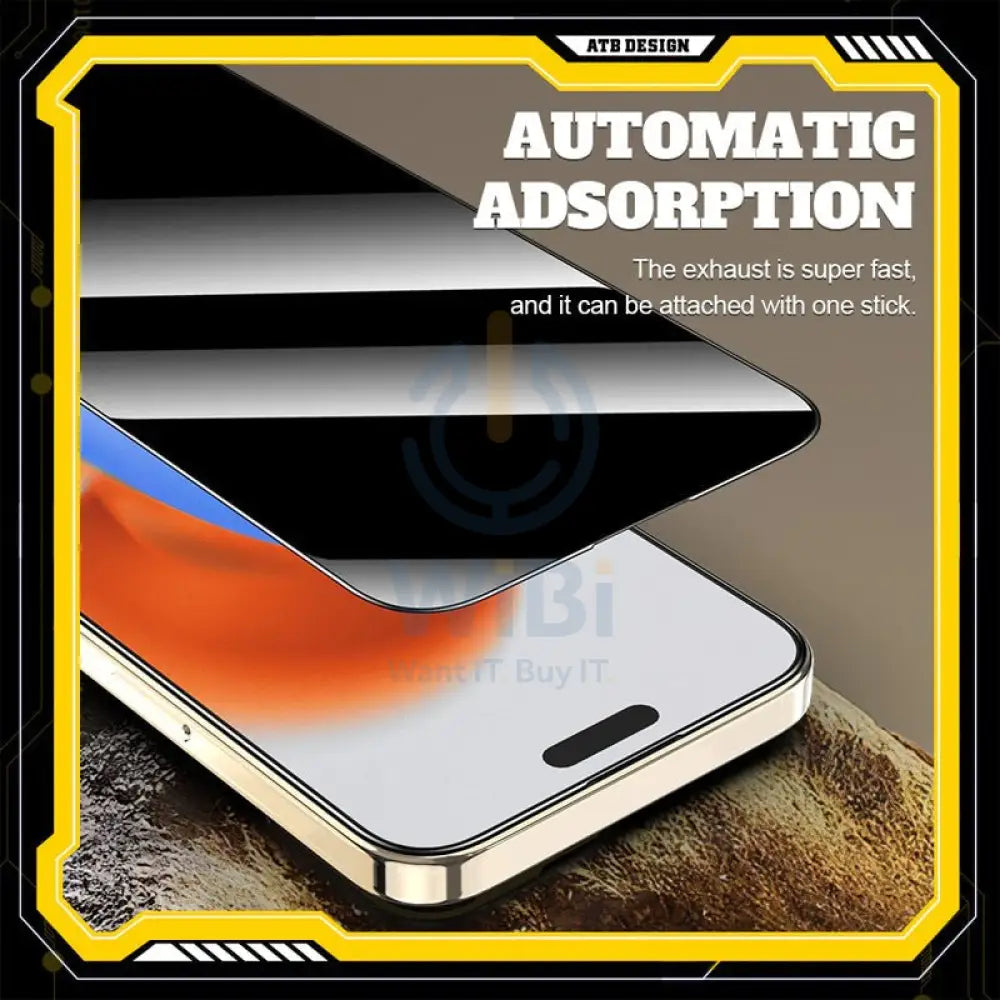King Kong Tempered Glass Screen Protector - iPhone 15 Pro / Privacy Accessories > Mobiles & Tablets > Mobiles > Screen