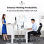 King smith Smart Height Adjustable Desk - White Accessories > Smart Devices