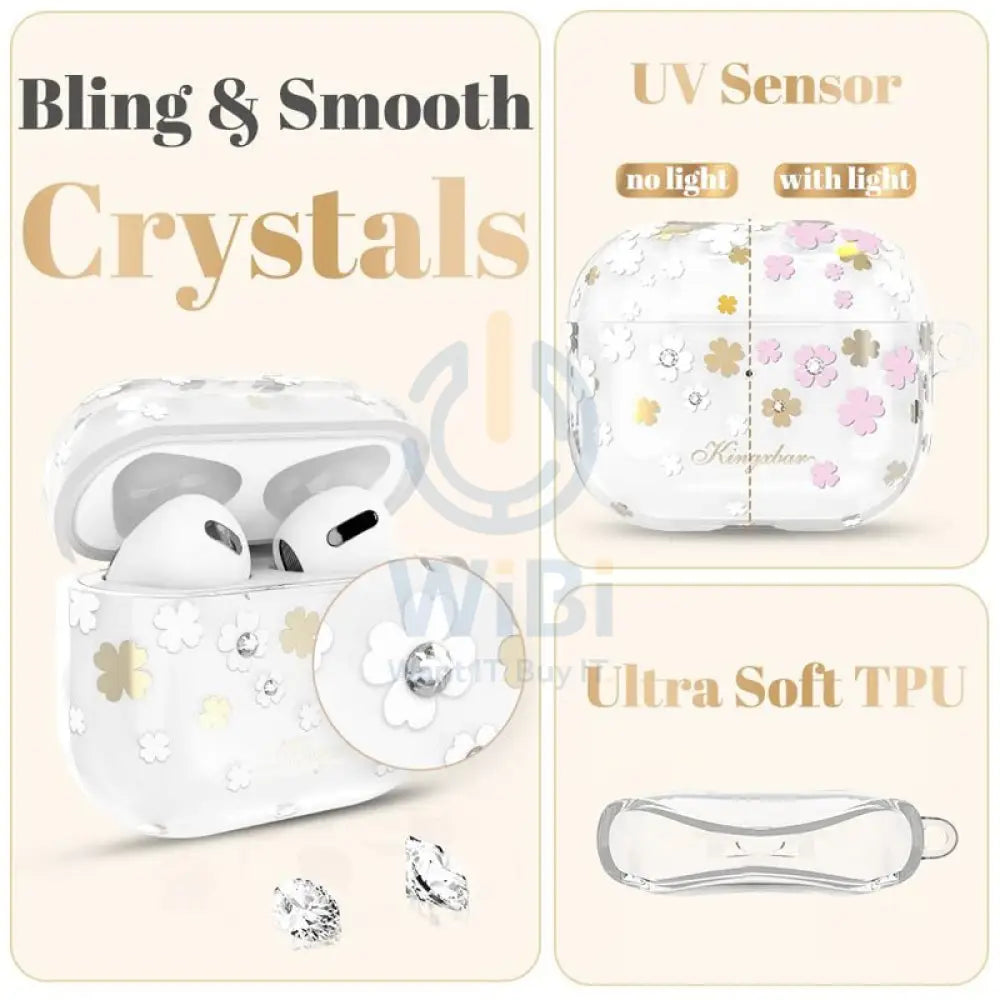Kingxbar Lucky Series AirPod 3 Case - Clover Accessories > Mobiles & Tablets