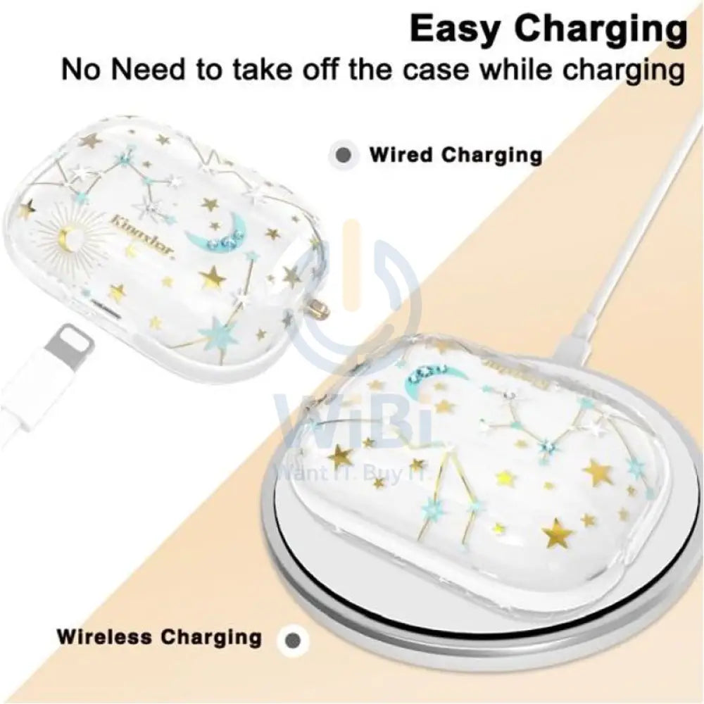 Kingxbar Lucky Series AirPods 3 Case - Star Accessories > Mobiles & Tablets