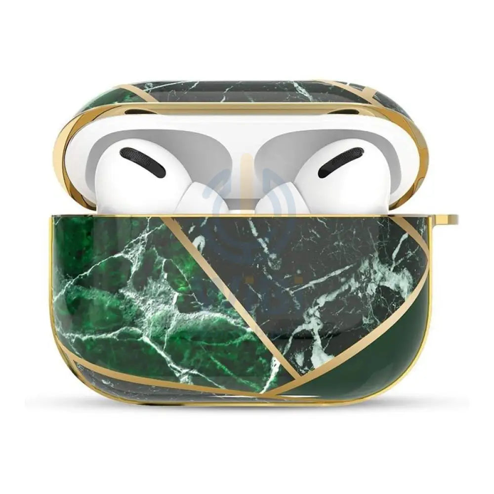 Kingxbar Marble Hard Case For Apple Airpod - Green Accessories > Mobiles & Tablets