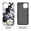 Kingxbar Swarovski Case - iPhone 11 Pro / Floral Black Accessories > Mobiles & Tablets > Mobiles > Covers & Cases