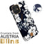 Kingxbar Swarovski Case - iPhone 11 Pro / Floral Black Accessories > Mobiles & Tablets > Mobiles > Covers & Cases