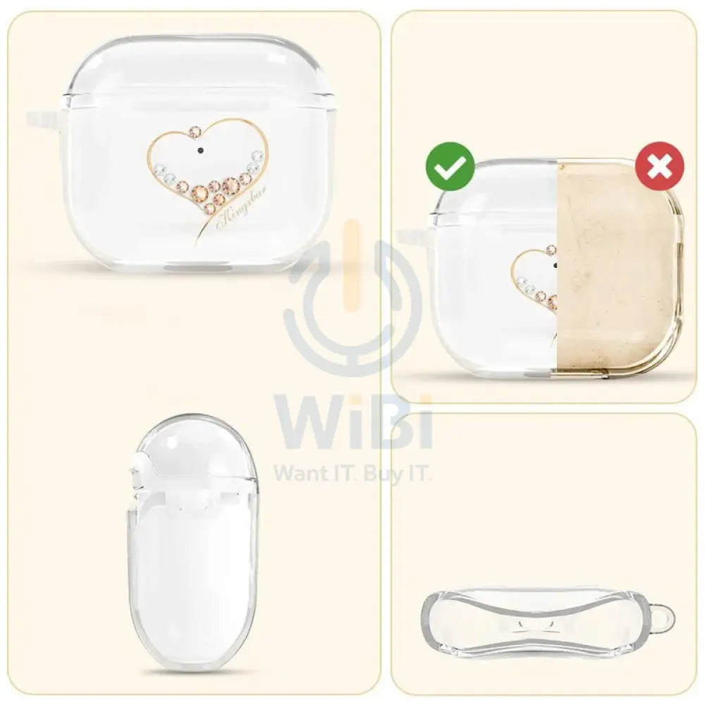 Kingxbar Wish Series AirPods 3 Case - Gold Accessories > Mobiles & Tablets
