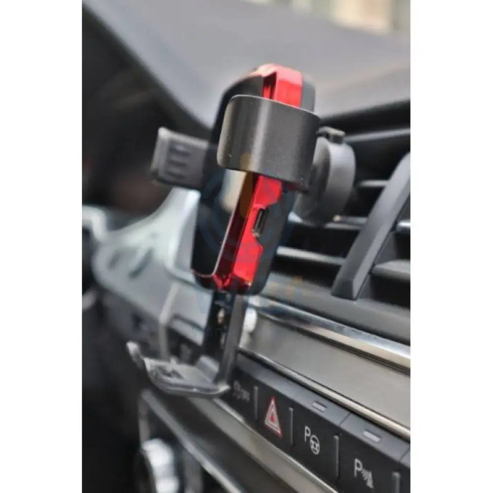 Kiwi Car Mount Wireless Charger - Car Mounts / Red