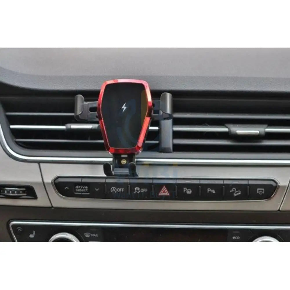 Kiwi Car Mount Wireless Charger - Car Mounts / Red
