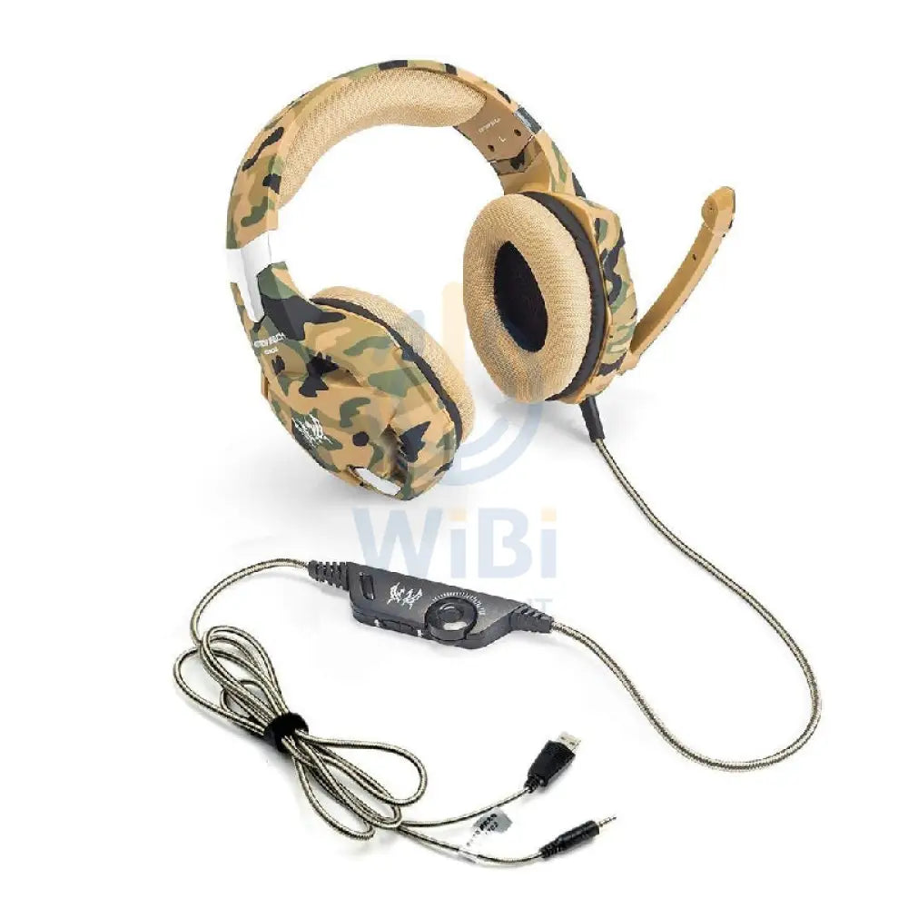 Kotion Each G 2600 Gaming Headphone - Camo Yellow Accessories > Audio > Headphones > Gaming Zone