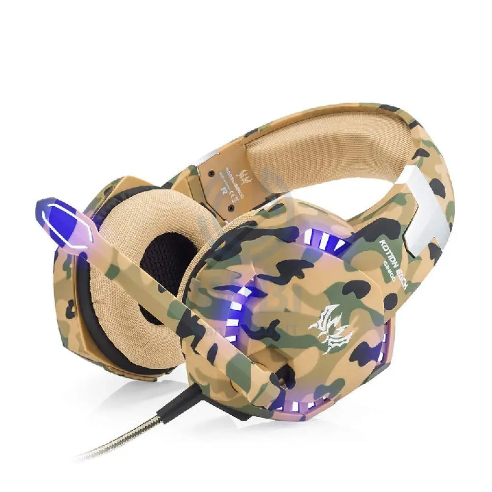 Kotion Each G 2600 Gaming Headphone - Camo Yellow Accessories > Audio > Headphones > Gaming Zone