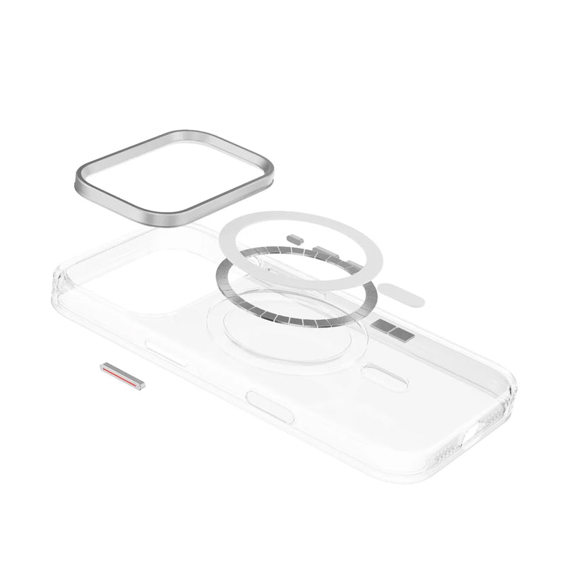 Levelo Allure PC Hard MagSafe Case For Apple iPhone 17 Pro Max - Transparent Accessories > Mobiles & Tablets > Mobiles