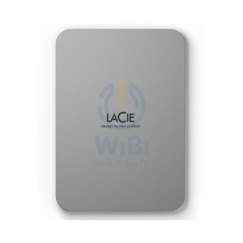 LaCie Portable Mobile Drive - 4TB / USB 3.2 Gen 1 / Type-C / Titanium Silver / External Hard Drive Storage > USB Hard