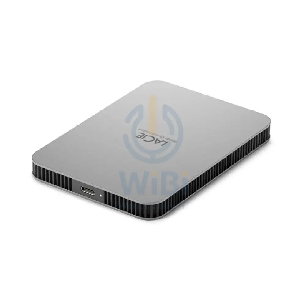 LaCie Portable Mobile Drive - 4TB / USB 3.2 Gen 1 / Type-C / Titanium Silver / External Hard Drive Storage > USB Hard